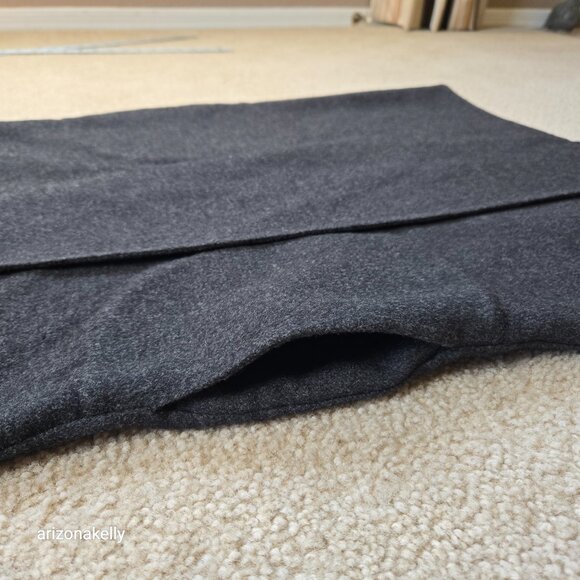 NWT Wool Blend Double Faced Overcoat in Graphite The Reset R Label XS - Picture 8 of 13